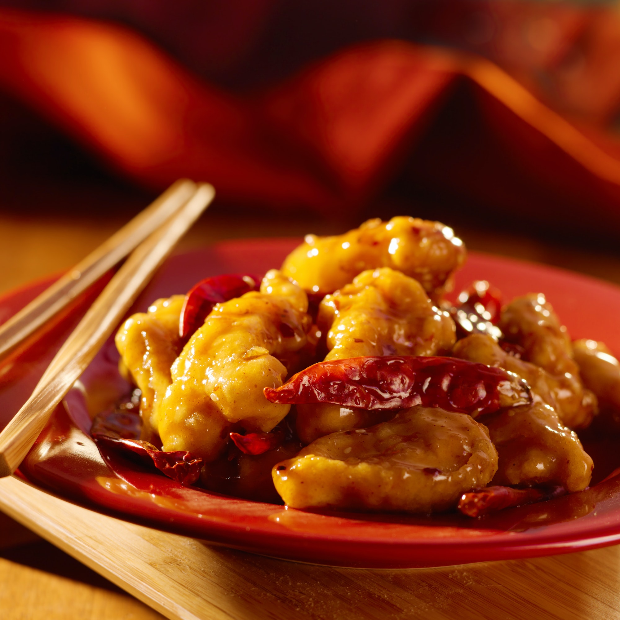 Chinese food -General Tso's chicken.