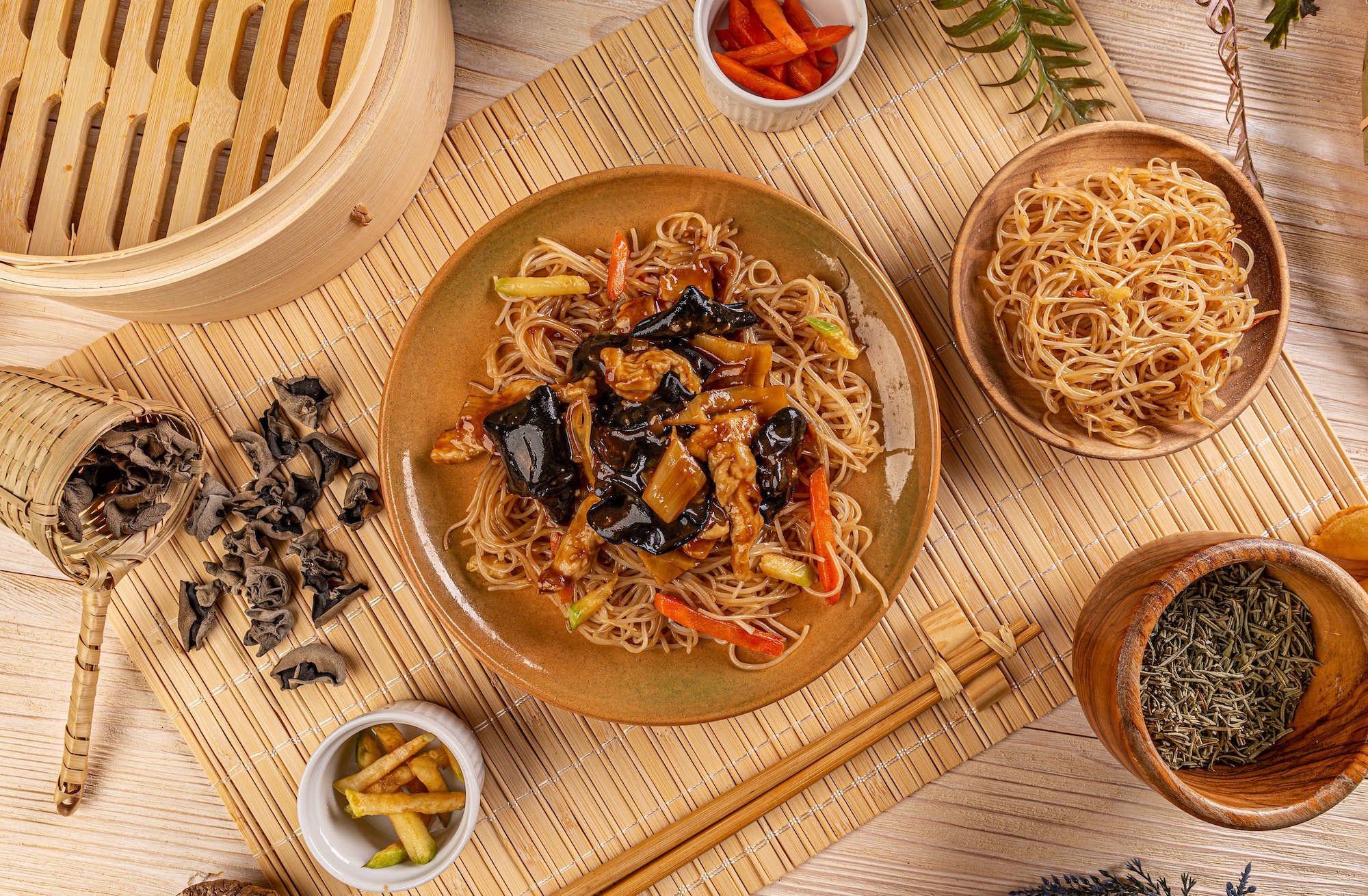 Traditional Chinese food menu